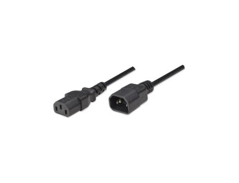 Przedłużacz Kabel Zasilający IEC320 C13 na C14 250V/10A 50cm ICOC 03-NC-005