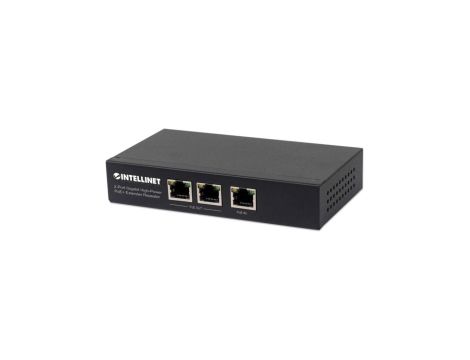 Extender PoE+ 2-portowy Gigabit 802.3at/af