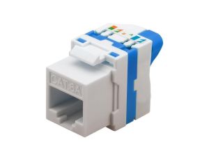 Samozaciskowy Moduł Keystone RJ45 Kat.6A U/UTP Techly