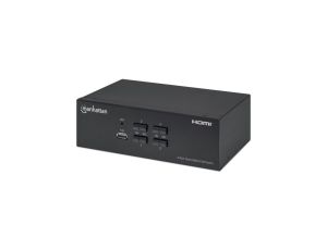 Przełącznik KVM HDMI/USB 4x1 Dual-Monitor Video 4K*30Hz