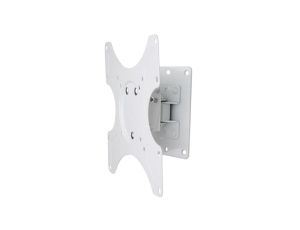 Uchwyt Ścienny TV LCD/LED 19-37 Cali 25kg Obrotowy Biały