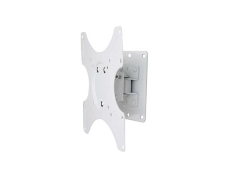 Uchwyt Ścienny TV LCD/LED 19-37 Cali 25kg Obrotowy Biały