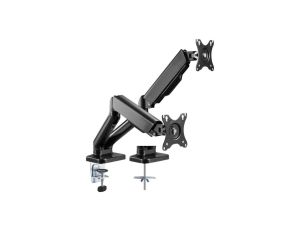 Biurkowy Uchwyt Obrotowy na Dwa Monitory LCD Sprężyna Gazowa