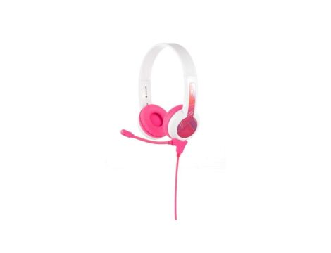 Słuchawki z Mikrofonem dla Dzieci 3+ 85dB StudyBuddy Pink