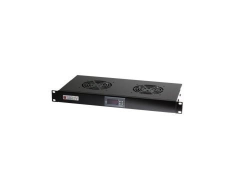 Panel chłodzący 2x23W Rack 19 1U wewnętrzny, termostat LED