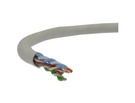 Kabel UTP kat.6 U/UTP 4x2x0,58 linka szara Telegärtner /305m/