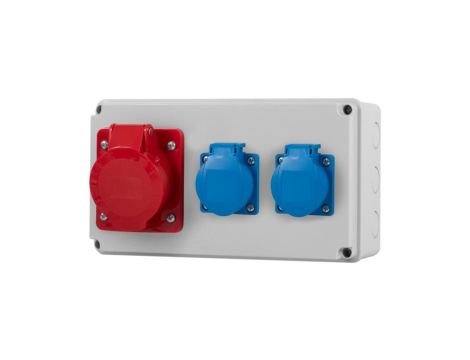 Rozdzielnica Horizontal 16A 5p, 2x230V F3_1842