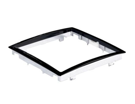 QUADRA Rant do ramek szklanych czarnych