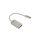 AUDA CableTime Adapter USB 3.1 typ-C - DisplayPort 4K@60 (wtyk / gniazdo) srebrny 15cm