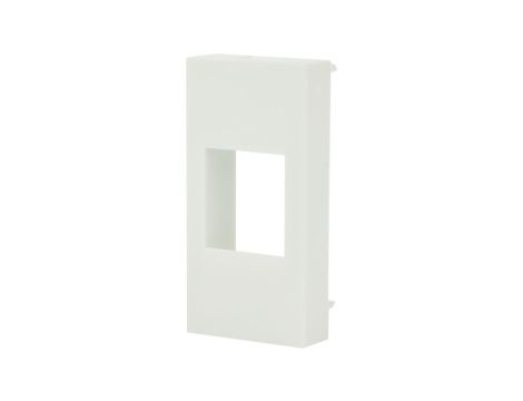 Adapter keystone pojedynczy 1M 22,5x45 biały Mediabox