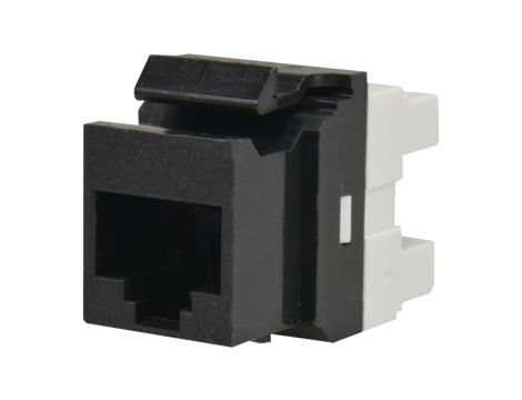 Moduł keystone RJ45 UTP kat.6 nieekranowany czarny Molex