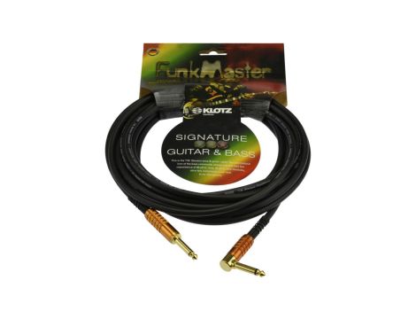 KLOTZ TM Stevens Kabel instrumentalny Audio Jack 6,3mm Mono (wtyk kątowy / wtyk) 6m