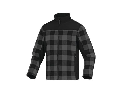 BLUZA POLAROWA Z BAWEŁNY I POLIESTRU