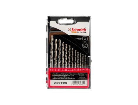 Wiertła do metalu HSS zestaw 13szt. 1,5-6,5mm wiertło - Schmith