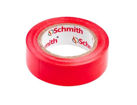 Taśma izolacyjna czerwona mocna 10m samogasnąca - Schmith