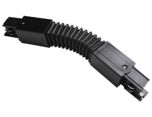 Łącznik szynoprzewodu IP20 3-fazowy czarny TRACK FLEXI CONNECTOR 4W BLACK GXTR024