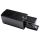 Złącze zasilające szynoprzewodu IP20 3-fazowe czarne TRACK POWER CONNECTOR P-R 4W BLACK GXTR015