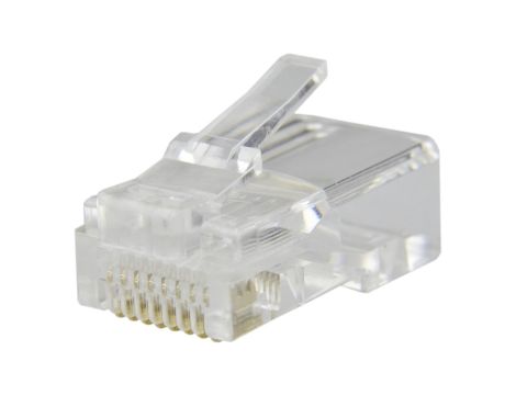 Wtyk modularny RJ45 8P8C kat.6 nieekranowany UTP linka WORECZEK 10szt NEKU