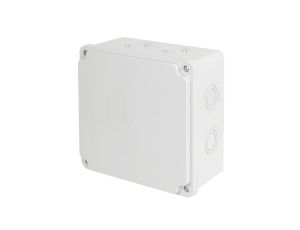 Puszka instalacyjna n/t ABS 150x150x80 biała IP65 PI.150X150X80