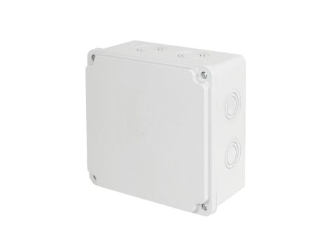 Puszka instalacyjna n/t ABS 150x150x80 biała IP65 PI.150X150X80