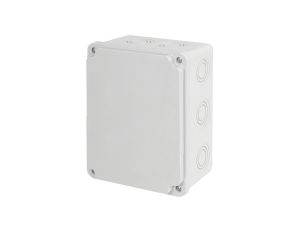 Puszka instalacyjna n/t ABS 190x150x80 biała IP65 PI.190X150X80