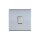 Varilight Włącznik Pojedynczy Metal steel stal szczotkowana klawiszowy o 3