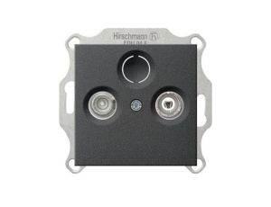 Gniazdo RTV końcowe Gira System 55 antracyt