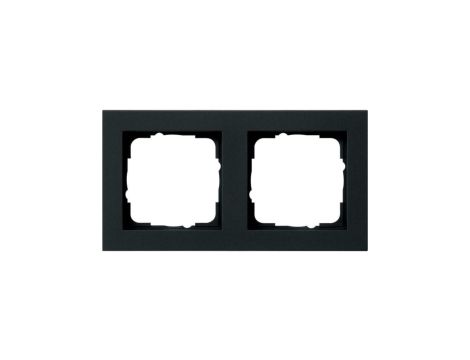 Gira Ramka podwójna Gira E2 czarny mat