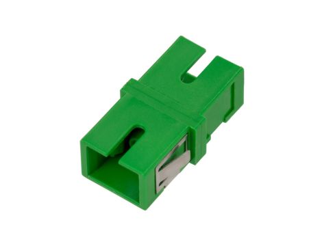 Adapter światłowodowy FO SM simplex SC/APC-SC/APC SLIM