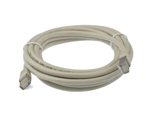 Patchcord S/FTP kat.6 PiMF kabel sieciowy LAN 2x RJ45 linka szary 10m