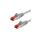 Patchcord S/FTP kat.6 PiMF kabel sieciowy LAN 2x RJ45 linka szary 0,25m