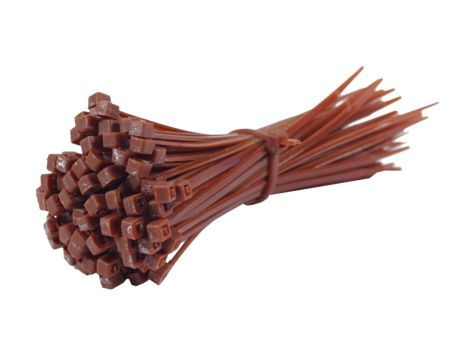 Opaska kablowa UV brązowa 3,6X300