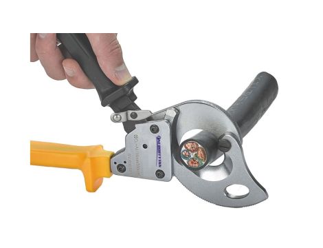 Nożyce zapadkowe do cięcia kabli i przewodów 300 mm2 / FI: 36mm / Obcinaki zębatkowe do kabli / KT36A