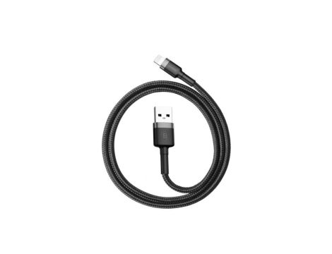 BASEUS Kabel USB 2.0 A / Lightning 8-pin (wtyk / wtyk) czarny 0,5m