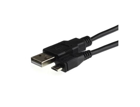Kabel USB 2.0 A / micro-B (wtyk / wtyk) czarny 1,5-1,8m