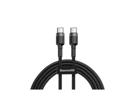 BASEUS Kabel USB 2.0 typ-C (wtyk / wtyk) Quick Charge 3.0 Power Delivery 2.0 (3A 60W) 1m