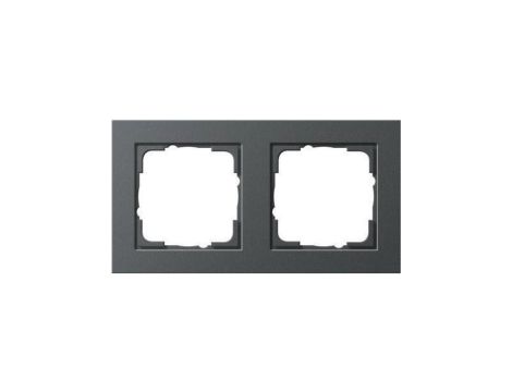 Gira Ramka podwójna Gira E2 antracytowy