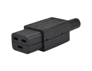 Wtyk zasilający IEC320 C19 złącze komputerowe (żeńskie) 2P+Z 230V 16A HQ na kabel