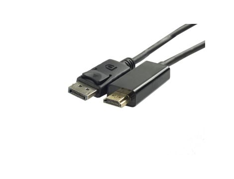 Kabel DisplayPort / HDMI FHD@60 (wtyk / wtyk) czarny1,8m