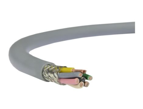 Przewód sterowniczy w ekranie LIYCY 300/300V 6x0,25 szary linka TKD /100m/