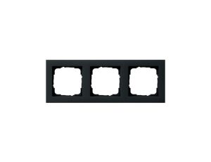 Gira Ramka potrójna Gira E2 czarny mat