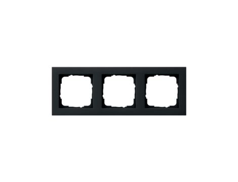 Gira Ramka potrójna Gira E2 czarny mat