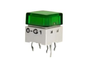 Przełącznik klawiaturowy Poz 2 SPST-NO 0,05A/24VDC zielony B3W-9000-G1G