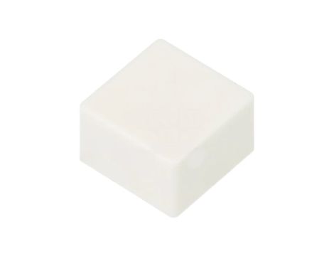 Klawisz wciskany brak 5,5mm -2570C kwadratowy biały B321260