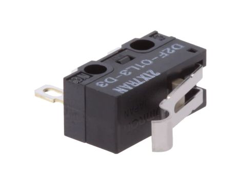 Mikroprzełącznik SNAP ACTION z dźwignią symulującą rolkę D2F-01L3-D3