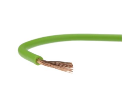 Przewód instalacyjny H05V-K / LgY 0,5 500V zielony linka giętka Elektrokabel /100m/