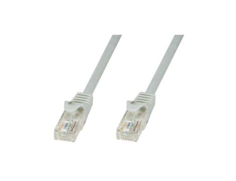 Patch cord Cat5e UTP 0,25m szary CCA