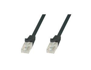 Patch cord Cat5e UTP 20m czarny CCA