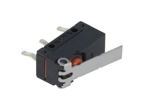 Mikroprzełącznik SNAP ACTION z dźwignią SPDT 2A/125VAC Poz 2 D2FD-2L1-1T