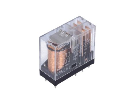 Przekaźnik elektromagnetyczny DPDT Ucewki 12VAC 5A/250VAC G2R-2 12VAC